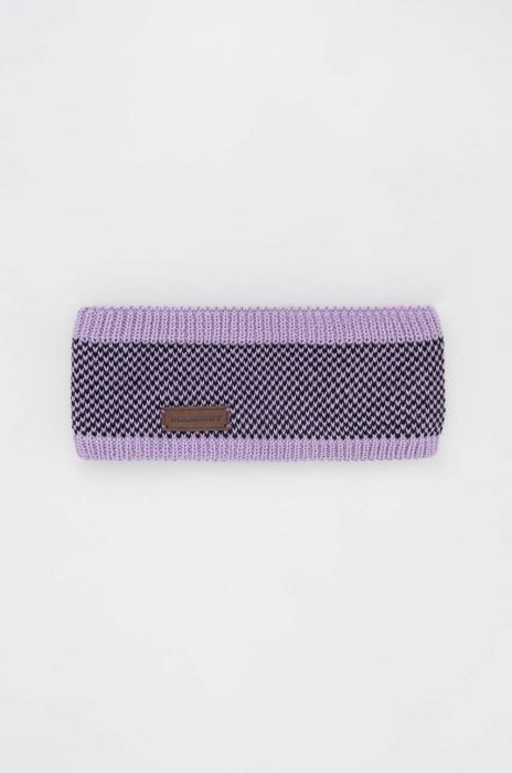 Пов'язка на голову Mammut Snow колір фіолетовий Пов'язка на голову Mammut Snow колір фіолетовий