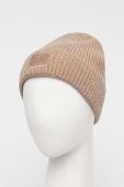 Вовняна шапка Joop! колір бежевий вовна (3496670)