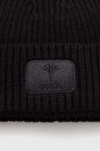 Вовняна шапка Joop! колір чорний вовна (3496667)