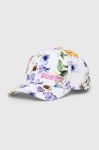 Дитяча бавовняна кепка Guess візерунок колір барвистий Дитяча бавовняна кепка Guess візерунок колір барвистий