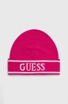 Шапка Guess колір рожевий з тонкого трикотажу (3329828) Шапка Guess колір рожевий з тонкого трикотажу (3329828)