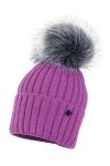 Дитяча шапка Jamiks BELIZE колір фіолетовий Дитяча шапка Jamiks BELIZE колір фіолетовий