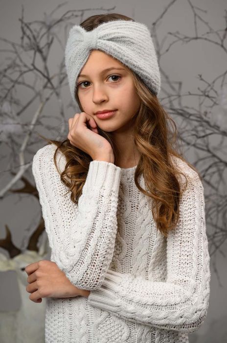 Дитяча пов'язка Jamiks BRAULIA колір сірий Дитяча пов'язка Jamiks BRAULIA колір сірий