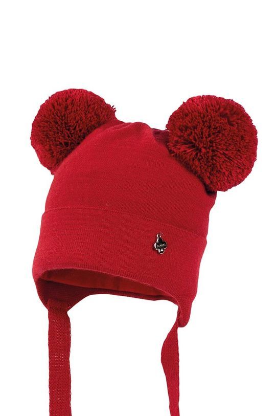 Дитяча шапка Jamiks колір червоний (3541321)