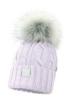 Дитяча шапка Jamiks KIRSTEN колір фіолетовий Дитяча шапка Jamiks KIRSTEN колір фіолетовий