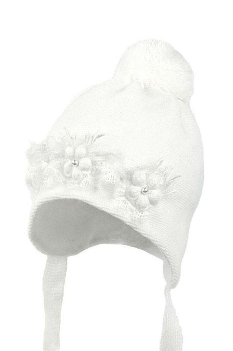 Дитяча шапка Jamiks MANI колір білий