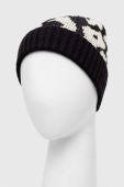 Дитяча шапка United Colors of Benetton колір чорний з тонкого трикотажу (3590926)