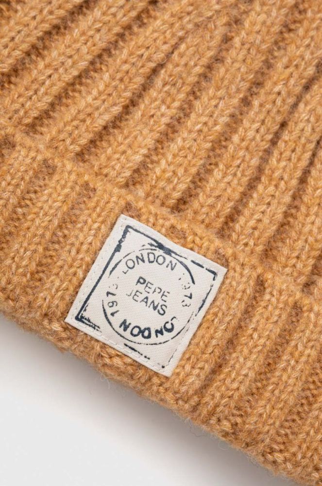 Дитяча шапка Pepe Jeans колір помаранчевий фото 2
