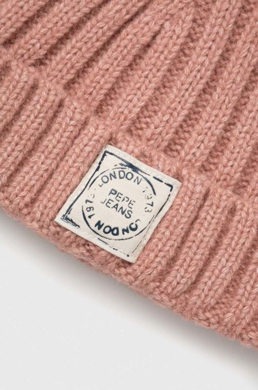 Дитяча шапка Pepe Jeans колір рожевий фото 2