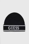 Шапка Guess колір чорний з тонкого трикотажу (3329840) Шапка Guess колір чорний з тонкого трикотажу (3329840)