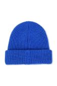 Дитяча шапка з домішкою вовни BOSS колір синій (3445799)