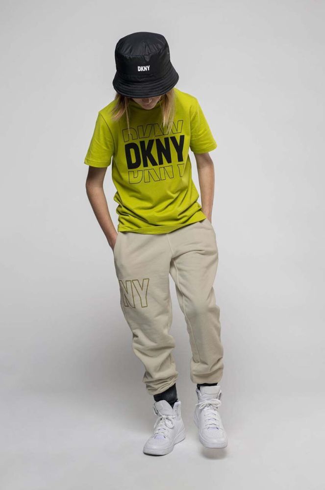 Дитячий капелюх Dkny колір чорний