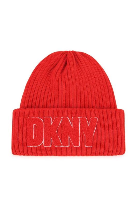 Дитяча шапка Dkny колір червоний фото 2