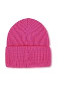 Дитяча шапка Karl Lagerfeld колір фіолетовий з товстого трикотажу