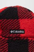 Шапка Columbia Youth Rugged Ridge Sherp колір червоний з товстого трикотажу