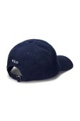 Дитяча бавовняна кепка Polo Ralph Lauren колір синій з аплікацією (3470492)