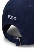 Дитяча бавовняна кепка Polo Ralph Lauren колір синій з аплікацією (3470492)