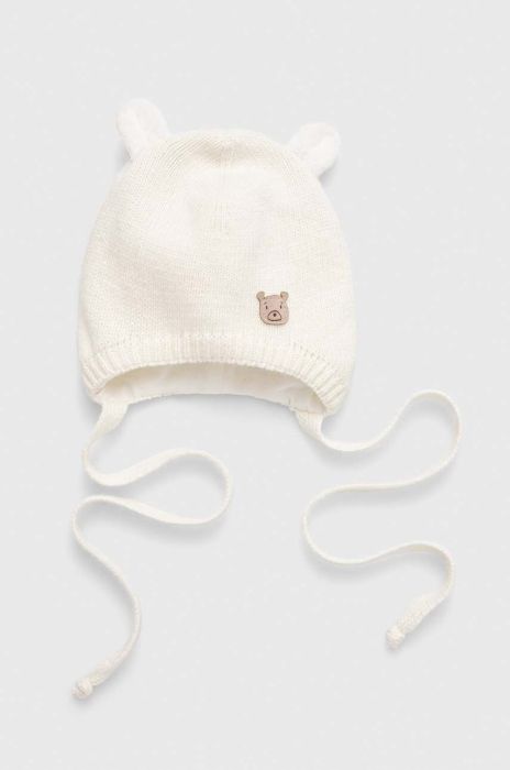Дитяча шапка з домішкою вовни Jamiks JUSTICE колір бежевий (3627827)