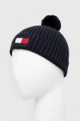 Дитяча шапка Tommy Hilfiger колір синій Дитяча шапка Tommy Hilfiger колір синій
