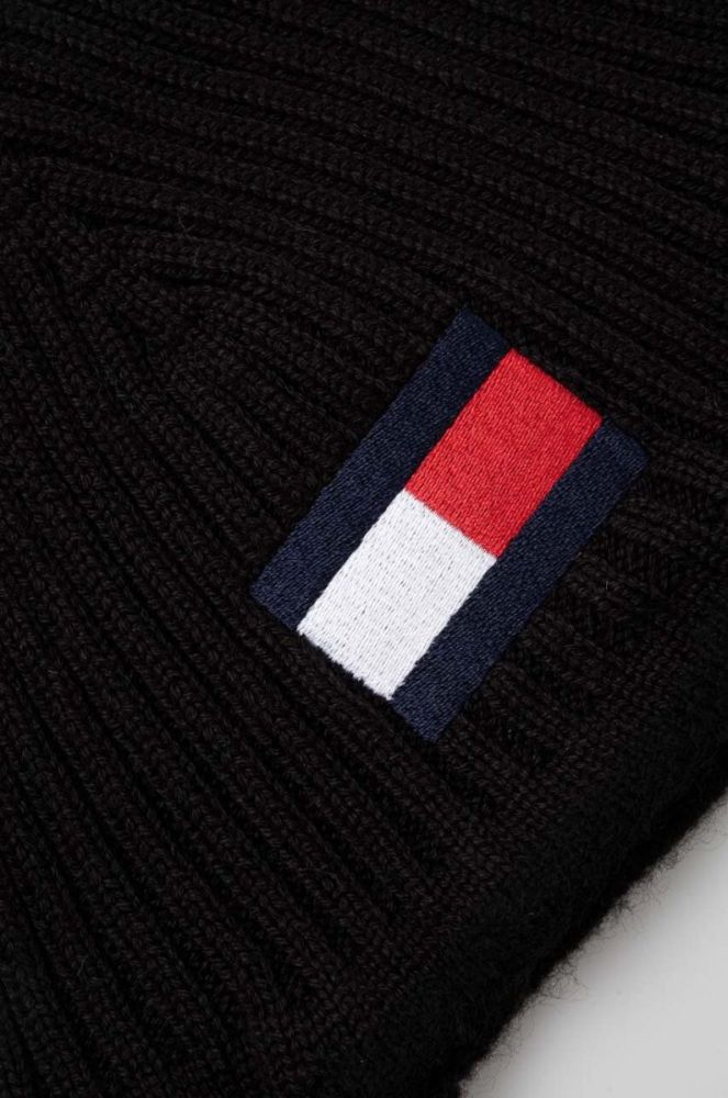 Дитяча шапка Tommy Hilfiger колір чорний фото 3