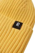 Дитяча бавовняна шапка Reima Hattara колір жовтий з бавовни