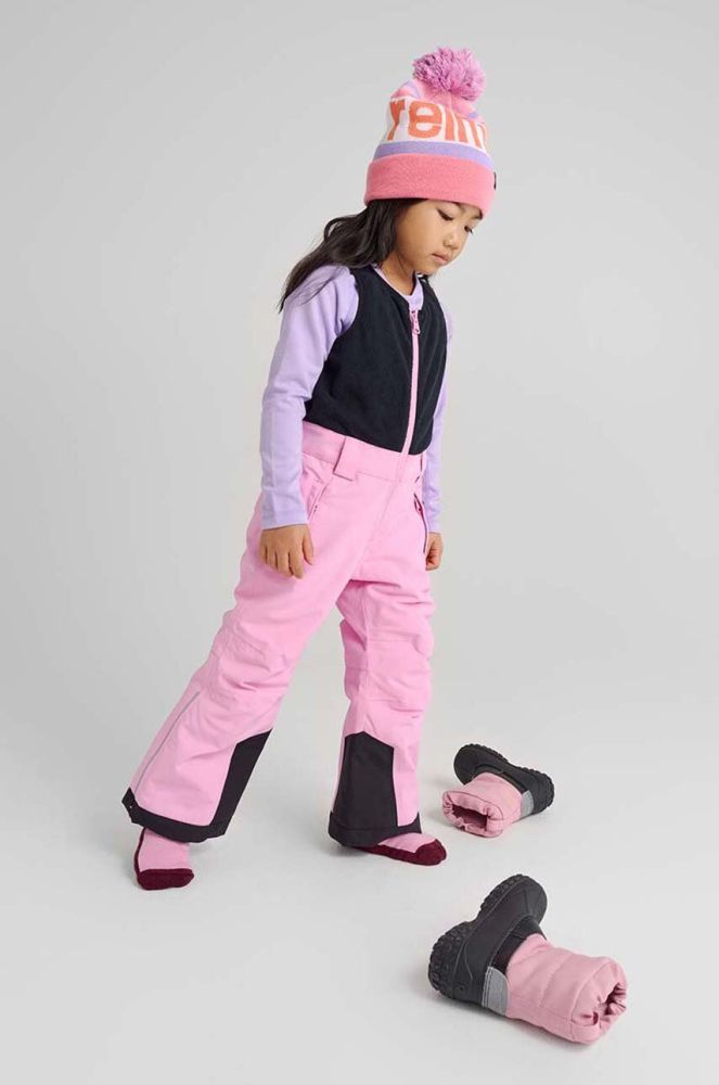 Дитяча шапка Reima Taasko колір рожевий