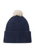 Дитяча вовняна шапка Reima Topsu колір синій вовна