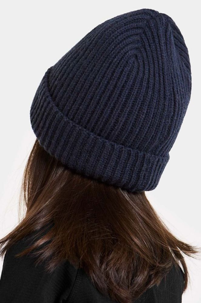 Дитяча шапка Didriksons BUS KDS BEANIE колір синій фото 4