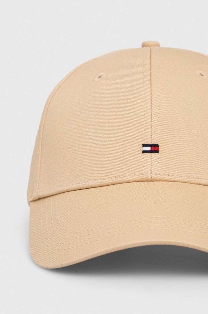 Бавовняна бейсболка Tommy Hilfiger колір бежевий однотонна (3272206) фото 2