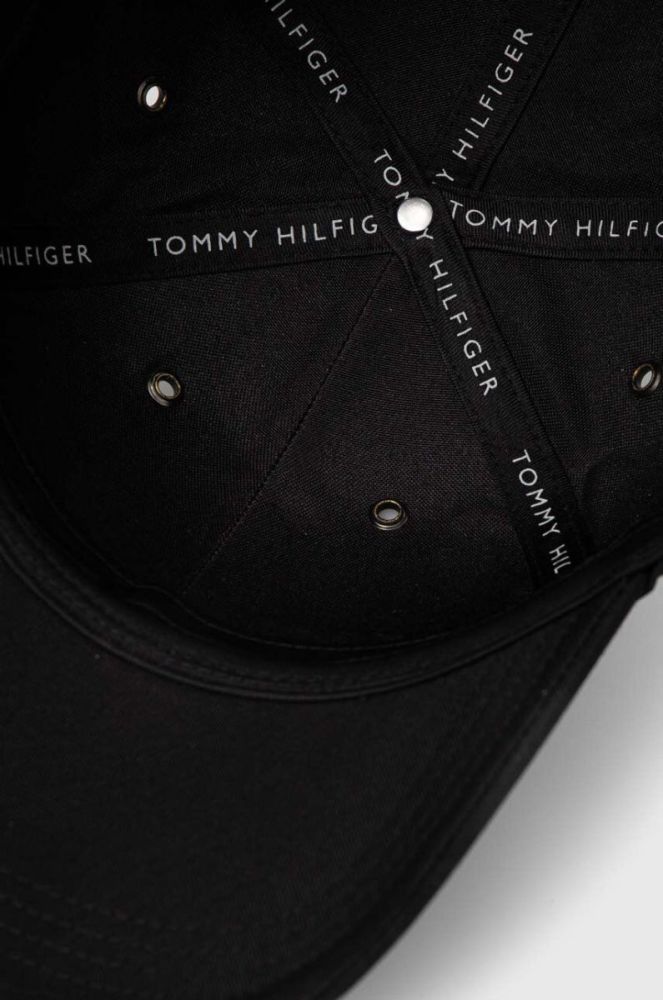 Кепка Tommy Hilfiger колір чорний з аплікацією (3299186) фото 4