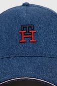 Бавовняна бейсболка Tommy Hilfiger колір синій з аплікацією (3288019)