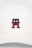 Бавовняна бейсболка Tommy Hilfiger колір білий з аплікацією (3319623)