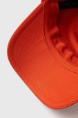 Бавовняна бейсболка Tommy Jeans колір помаранчевий однотонна