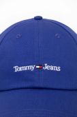 Бавовняна бейсболка Tommy Jeans з аплікацією колір блакитний (3243954)