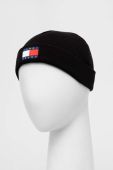 Шапка Tommy Jeans колір чорний з тонкого трикотажу (3250392)