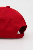 Бавовняна бейсболка Boss Green BOSS GREEN колір червоний однотонна