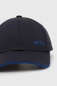 Бавовняна бейсболка Boss Green BOSS GREEN однотонна колір блакитний