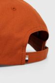 Бавовняна бейсболка BOSS колір помаранчевий з аплікацією (3351420)