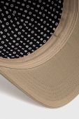 Бавовняна бейсболка BOSS колір бежевий з аплікацією (3351418)