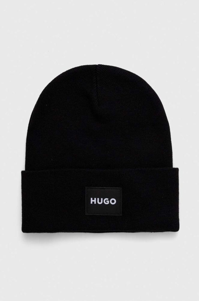 Шапка HUGO колір чорний (3376520)