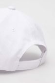 Бавовняна бейсболка HUGO колір білий з аплікацією