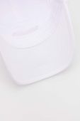 Бавовняна бейсболка HUGO колір білий з аплікацією