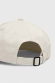 Бавовняна бейсболка HUGO колір бежевий з принтом