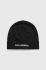Шапка з домішкою кашеміру Karl Lagerfeld колір чорний з тонкого трикотажу (3351421)