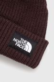 Шапка The North Face колір коричневий