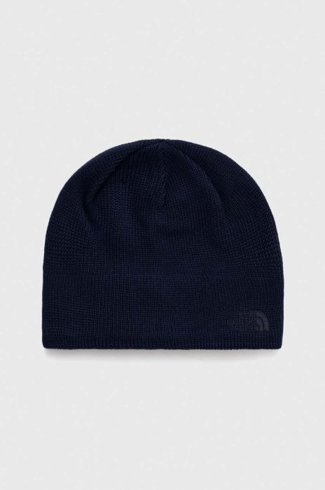 Шапка The North Face Bones колір синій