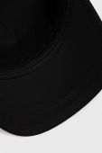 Бавовняна бейсболка Armani Exchange колір чорний з принтом (3511678)