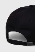 Бавовняна бейсболка Just Cavalli колір чорний з аплікацією (3515180)