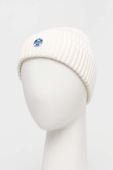 Шапка з домішкою вовни North Sails колір білий