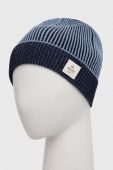 Шапка з домішкою вовни Liu Jo колір синій